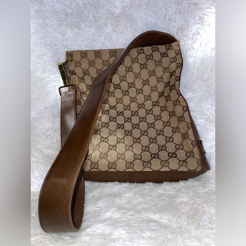 Authentic Gucci Monogram Shoulder Bag